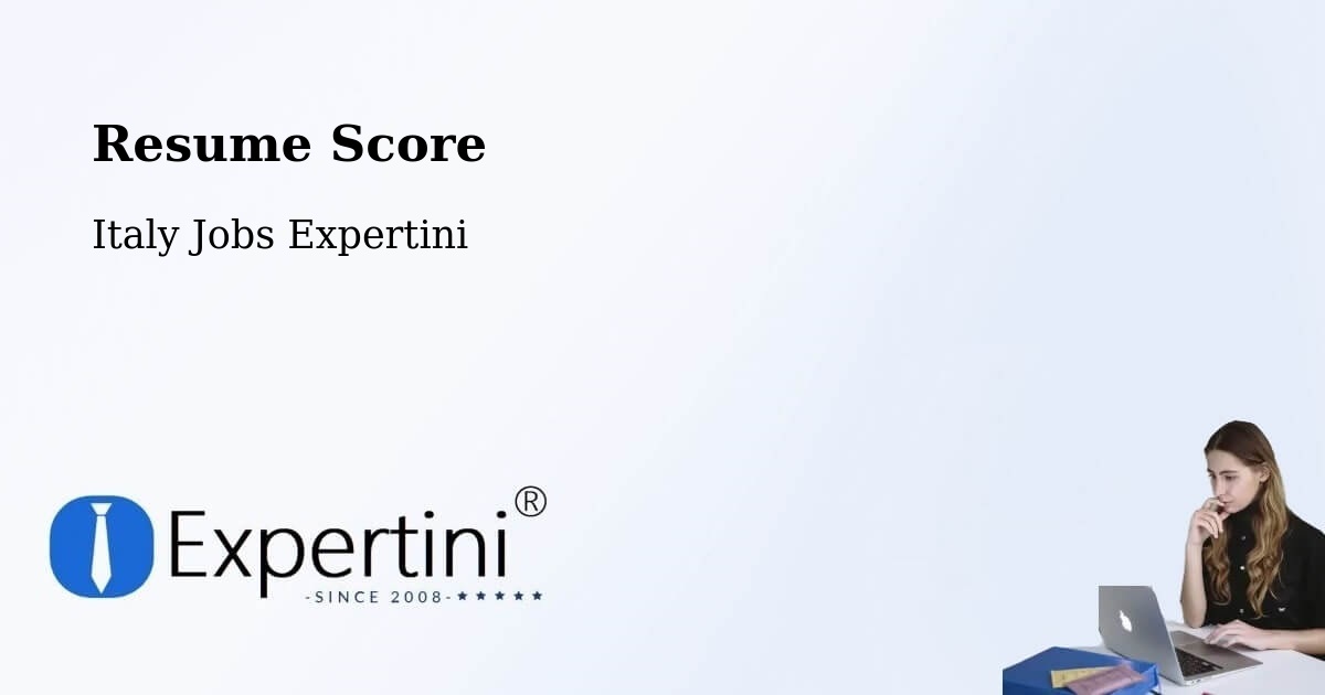 Resume Score & Job Description Match Tool – Cusago - Italy Jobs Expertini