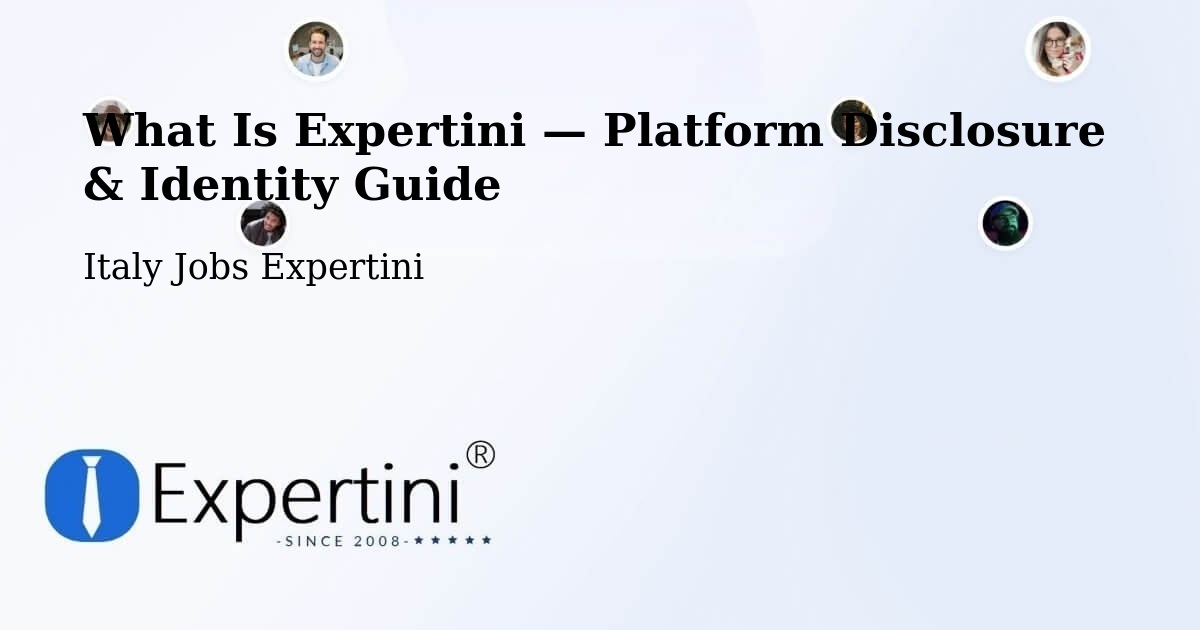 What Is Expertini — Platform Disclosure & Identity Guide – Cusago